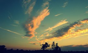 Peene, Schwaan, Benitz, Urlaub, Ferienwohnung, Himmel Himmel, Sonnenuntergang